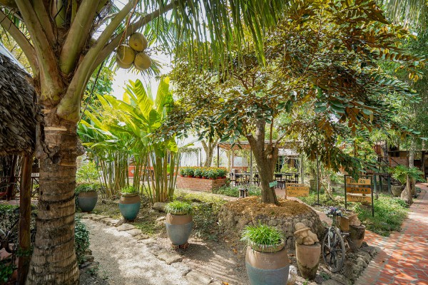 Resort Vĩnh Long có cafe sân vườn – Xu hướng nghỉ dưỡng mới